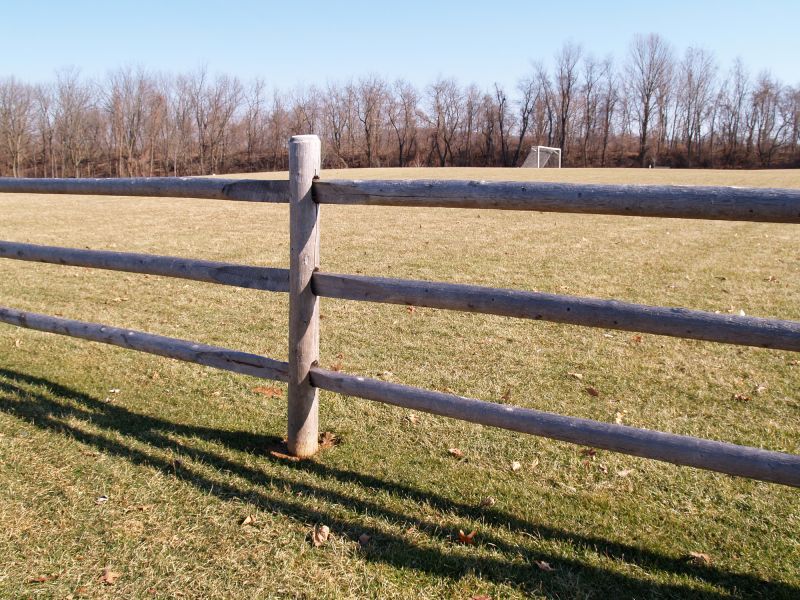Split Rail Fencing Installation